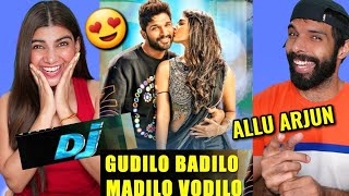 GUDILO BADILO MADILO VODILO | DJ Video Songs | Allu Arjun | Pooja Hegde | DSP | REACTION!!