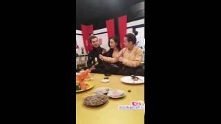 160120 你看起来很好吃 录制后微博采访