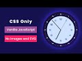 Learn How to Make a Simple Analog Clock using HTML, CSS and Javascript