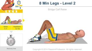 8 Min Legs   Level 2   YouTube