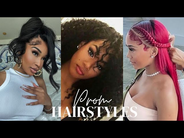 Prom Hairstyles For Black Girls With Weave Updo