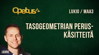 Tasogeometrian peruskäsitteitä