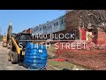 five years later demolition begins in south harrisburg neighborhood plagued by sinkhole problems