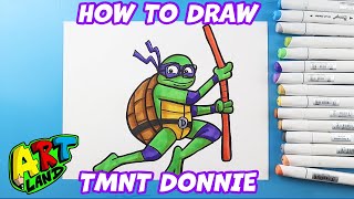 How to Draw Donnie | Teenage Mutant Ninja Turtles: Mutant Mayhem