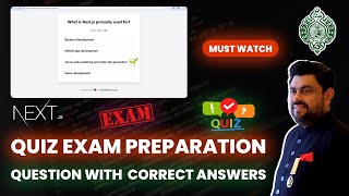 GIAIC Exam NextJS Quarter 2 Quiz Preparation  GIAIC NextJS Quiz With Answer All Details