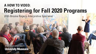 HOW TO: Register for Fall 2020 Educational Programs