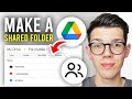 How To Create A Shared Folder In Google Drive - Full Guide