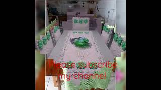 crochet chair cover set কুশিকাটার চেয়ার কভার সেট#short #amazing #amazing #viral #video