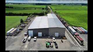 RAILREEL Take A Spin Ontario Southland Railway Shop Salford Ontario July 30 2023