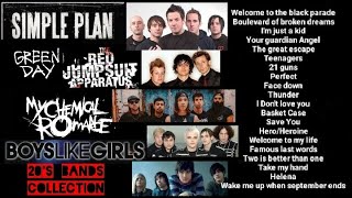 My Chemical Romance, Boys likes Girls, Greenday, Red Jumpsuit Apparatus, Simple Plan - Nonstop