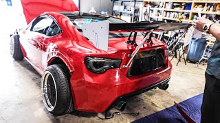 Installing the Biggest Wing I could find on my Wide-Body FRS!