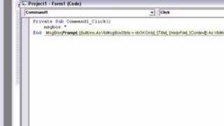 Visual Basic 6.0 msgbox tutorial