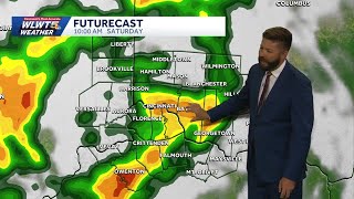 Timeline When Rain Storms Impact Saturday Plans