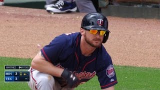 MIN@TEX: Twins hit three triples in 6th, score one