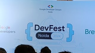 vlog 105 Google developer fest Noida 2025