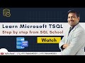 Learn Microsoft T-SQL Step-by-Step | Real-Time SQL Scripts & Queries