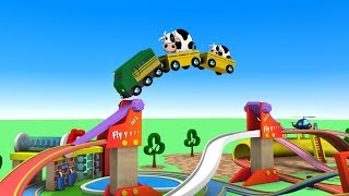Let's Play - Toy Factory Trains - Chu Chu Train Cartoon - Trains for Kids - Choo Choo Train - Toy