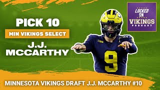 Minnesota Vikings Pick JJ McCarthy | 2024 NFL Draft Coverage
