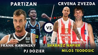 Partizan vs Crvena Zvezda Game Highlights with Crowd Reactions | Oct 30, 2023