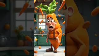 Trying to Play a Flute Made Out of Carrots | Funny Shorts #ai #shorts #funny #carrots #flute #music