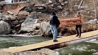 North Carolina mountain communities still rebuilding bridges 1 year after Hurricane Helene