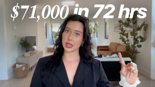 How i made $71,000 in 72 hours