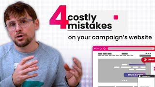 4 common website campaign mistakes to look out for