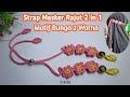 Strap Masker Rajut 2 in 1 & Konektor Masker Motif Bunga 2 Warna // Mask Strap 2 in 1 // Subtitle