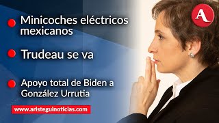 #AristeguiEnVivo: Anuncian minicoches eléctricos de bajo costo; Trudeau se va | 07/01/25