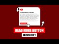 Read More Button JavaScript | How to Replace Text in JS?