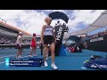 townsend siniakova v aoyama hozumi highlights australian open 2025 second round