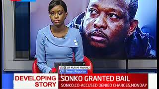 Sonko Granted Bail: He will be escorted to pick his personal belongings at the county offices