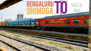 Bangalore City || Shimoga || Bengaluru to Shimoga || Travel by Train || Indian Railways || 4K Video