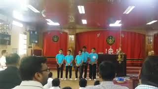 Group song..Yeldho perunnal geetham - kanyakayam mathavin..by Aiden Robins Jacob and group '17