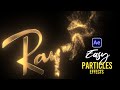 After Effects Tutorial: Particles Logo & Text Animation | Simple Way - Trapcode Particular Tutorial
