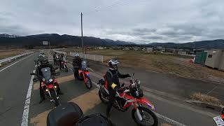 2022 CRF250rally SAKURALLY　メタセコイヤ並木~奥琵琶湖パークウェイ　一部倍速動画 #insta360