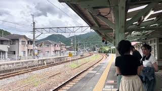 普通ワンマン福知山行　谷川駅入線シーン