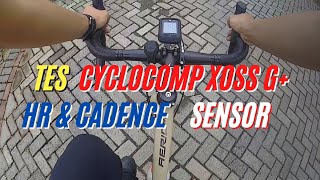 Test Ride XOSS G+ Dan MAGENE HEART RATE Dan CADENCE/SPEED SENSOR