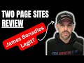 Two Page Sites - James Bonadies Legit? [2024 Review]