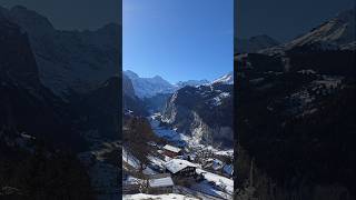 Beautiful❤️view of Swissalps in Wengen Switzerland🇨🇭#travel #holiday #view #viralshorts #shorts #yt