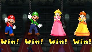 Mario Party 9 - Step It Up - Mario vs Luigi vs Peach vs Daisy