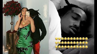 Saweetie Puts Quavo To Sleep After Putting That WAP On Him For Valentines Dinner