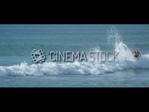 CinemaStock - B Roll & Stock Footage - Man Surfing In Hanalei Bay Beach ...