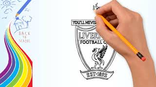 How to Draw-How to Draw Liverpool  Badge - Drawing the Liverpool Logo (FC) | Drawing logo Channel