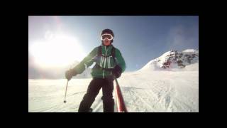 Skiing Val Thorens February 2012 GoPro HD