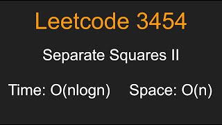 Separate Squares II - Leetcode 3454 - Python