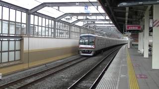 東京メトロ１００１７F準急新木場　西武鉄道中村橋通過