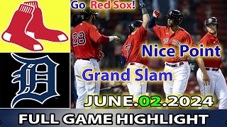 Detroit Tigers vs.  Red Sox  (06/02/24) FULL GAME HIGHLIGHTS | MLB Season 2024