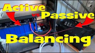 Parallel 48V battery banks high voltage/SOC test. Passive vs active cell balancing!