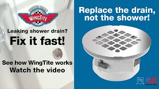 Learn About WingTite Shower Drain in 1 Minute